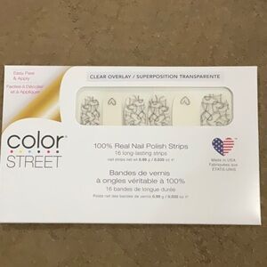 Color Street Clear Overlay Nail Polish Strips